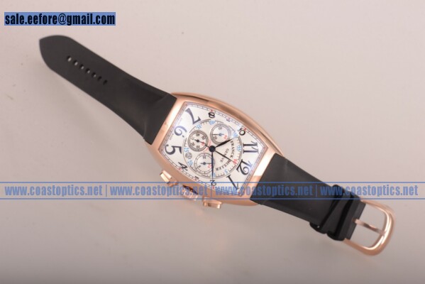 Franck Muller Casablanca Chrono Watch Replica Rose Gold 8880 CCAT